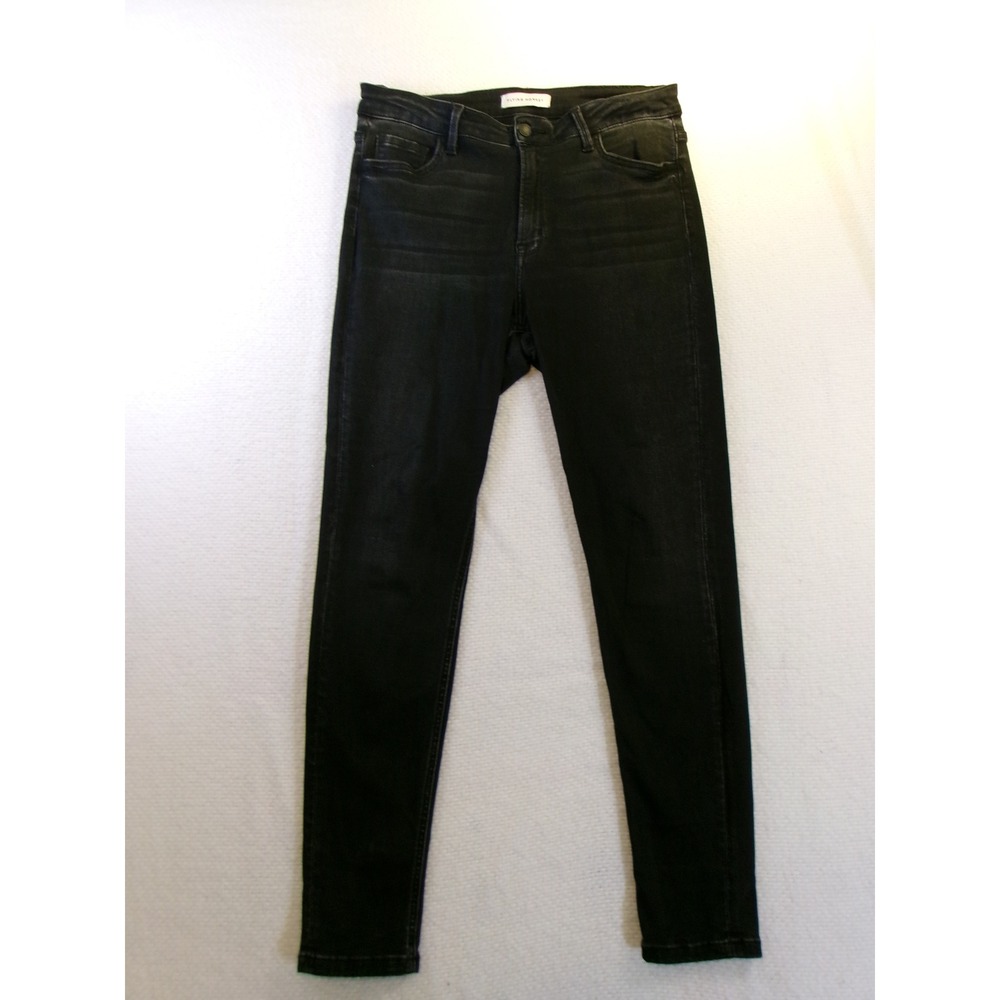 Flying Monkey F4471 Skinny Jeans Faded Black Mid Rise Stretch Denim Size 30